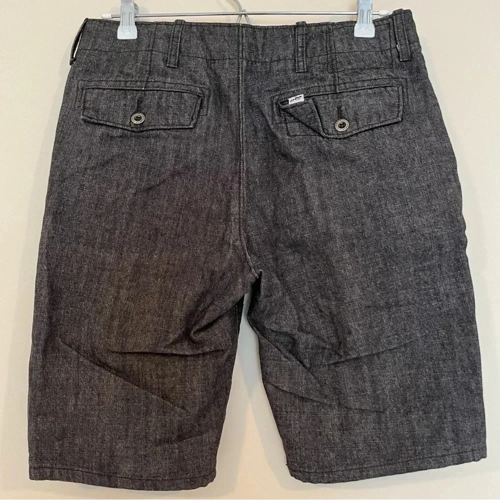 LEVI’S Gray Cotton Flat Front Chino Shorts